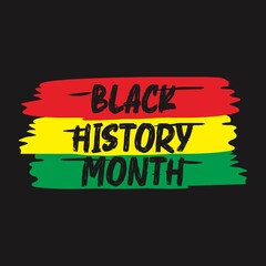 black history month image vector stock, suitable for background, t-shirt design or social media content