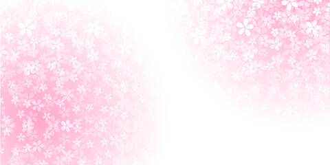 桜　和柄　水彩　背景