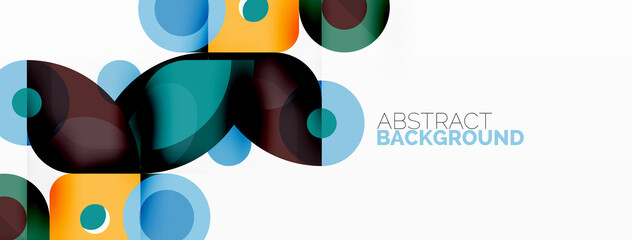 Colorful geometric pattern, minimal abstract background for wallpaper, banner, presentation
