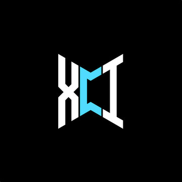 XCI letter logo creative design. XCI unique design