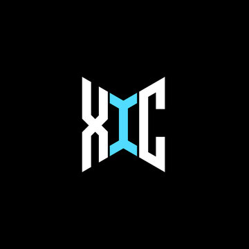 XIC letter logo creative design. XIC unique design