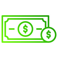 Illustration of Money and Coin design icon