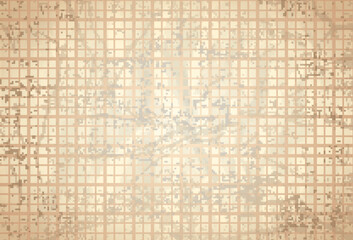 Vintage style checkered paper template with micro blots - obrazy, fototapety, plakaty