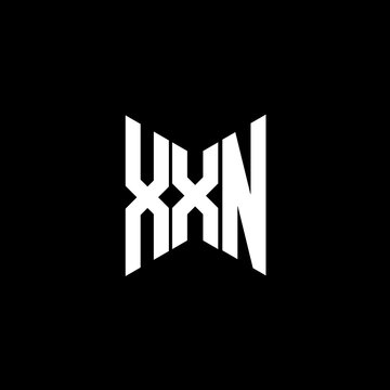 XXN letter logo creative design. XXN unique design