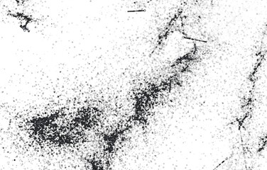 Grunge black and white texture.Overlay illustration over any design to create grungy vintage effect and depth. For posters, banners, retro and urban designs.