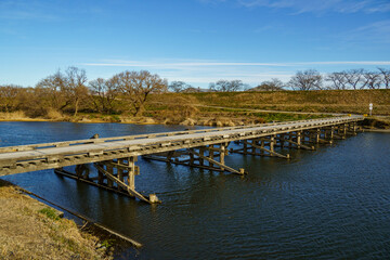 Fototapeta premium 木の橋