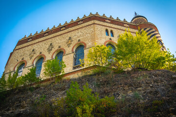 Fototapeta premium Rocchetta Mattei castle in Riola, Grizzana Morandi - Bologna province Emilia Romagna, Italy