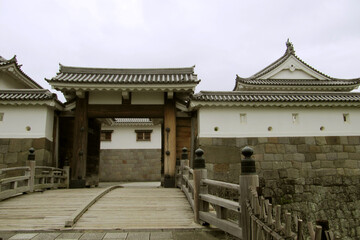 Fototapeta premium 【日本100名城】駿府城の東御門／【駿府城公園】日本静岡県静岡市