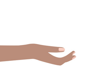 やさしく差し出す女性の手 - スキンケア・手洗い・消毒のイメージ素材
