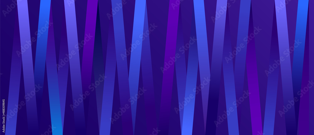 Poster horizontal abstract blue background with color graphic elements. vector illustration.