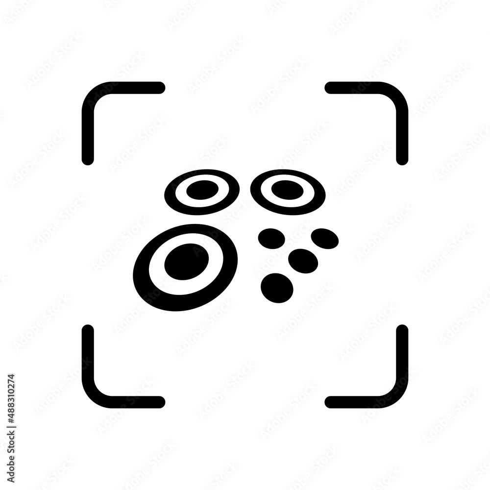 Poster qr code, simple icon of mobile scanner. black icon on white background