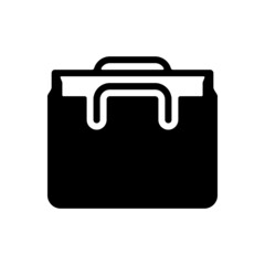 Simple icon of store, small business. Black icon on white background