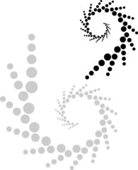 Background Composition, Web Template (Halftone) Design