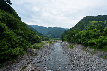 長野県飯田市南信濃木沢　上村川
