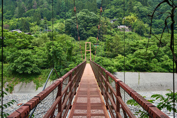 長野県飯田市南信濃木沢　川合橋
