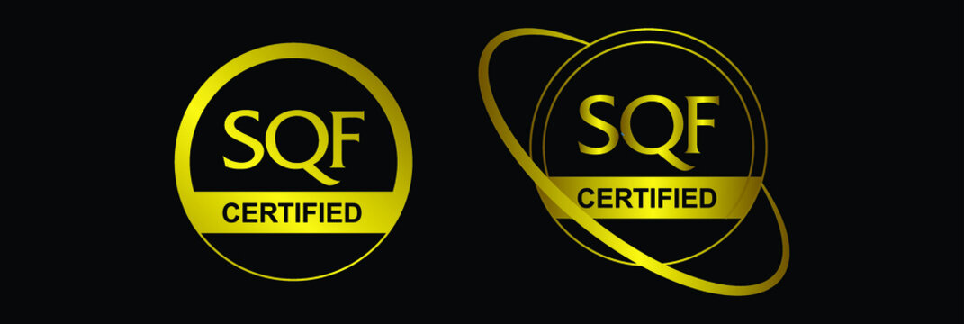 sqf certified icon vector illustration 