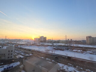 Obraz premium Suburban Sunrise