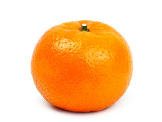 fresh orange fruit isolated on white background.    