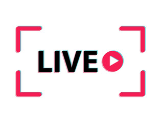 live air button isolated vector