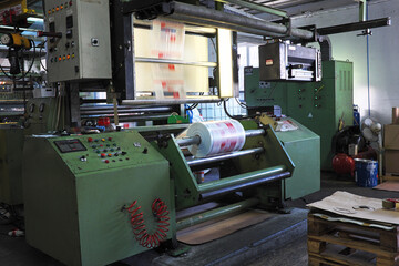 Factory printing machine, foil printing ...