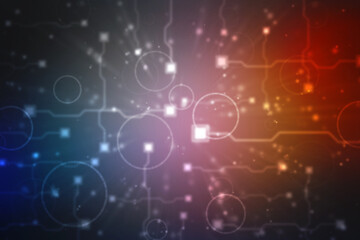 Binary Code Background, Digital Abstract technology background, flowing number one and zero text in binary code format in technology background. Internet Big data Concept