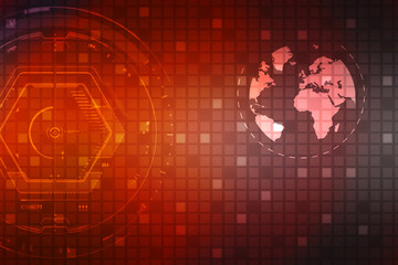 Binary Code Background, Digital Abstract technology background, flowing number one and zero text in binary code format in technology background. Internet Big data Concept