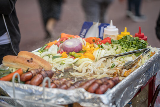 Street Vendor Food In San Francisco