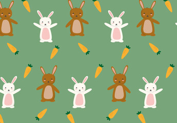 Pattern Bunnys & Carrots