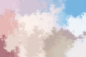 painting with dry brushes, chaotic strokes, multi-colored palette, background for the interior