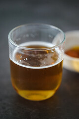 Cold beer in a glass