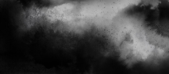 Hand painted abstract background. Versatile artistic image for creative design projects: posters, banners, cards, book covers, magazines, prints, wallpapers. Ink and watercolor on paper.