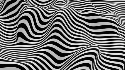 Realistic optical illusion background design