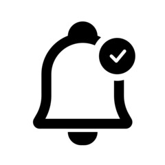 Bell check icon