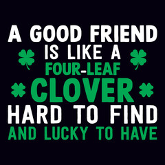 St. Patrick's day T-shirt design template