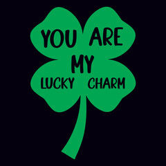 St. Patrick's day T-shirt design template