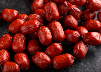 Mini Smoked sausage with herbs and spices