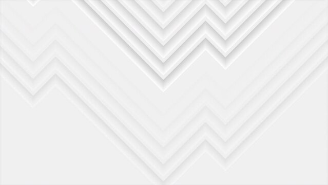 Grey paper arrows abstract technology geometric motion background. Seamless looping. Video animation Ultra HD 4K 3840x2160