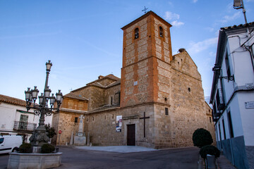 Iglesia San Miguel Arcángel en Navahermosa, Toledo, Castilla la Mancha, España