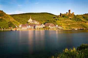 Beilstein And Moselle Valley Long Exposure, Germany - 488342602
