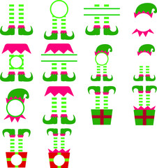 Christmas Elf Monogram