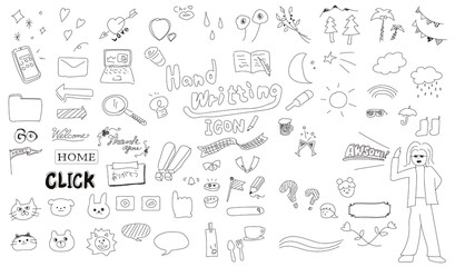 Obraz premium Hand writing things