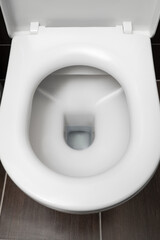 Toilet bowl at the restroom
