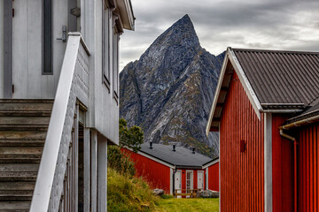 Huts in reine Lofoten Norway