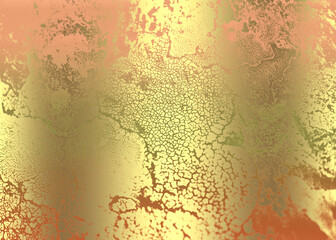 Golden Abstract  decorative paper texture  background  for  artwork  - Illustration