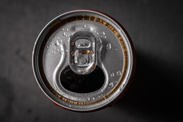 open cola soda aluminium can