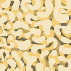 yellow brown color fluid art abstract background concept design vector illustration