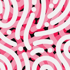 pink white striped color art abstract background concept design vector illustration