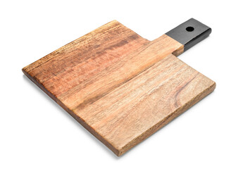 Wooden board isolated on white