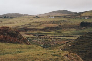 Scotland Highland Landscape in Winter 