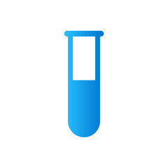 Test tube icon with gradient